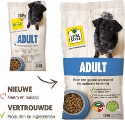 VITALstyle ADULT - Hondenbrokken - 12 Kg 13 VITALstyle ADULT - Hondenbrokken - 12 Kg -Pet Care Verkoop 1200x1150 3