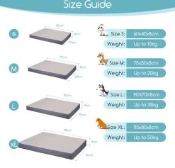 Nobleza Orthopedische Hondenkussen Wasbaar - Hondenbed - Maat L: 90 X 70 X 8 Cm - Grijs 9 Nobleza Orthopedische Hondenkussen Wasbaar - Hondenbed - Maat L: 90 X 70 X 8 Cm - Grijs -Pet Care Verkoop 1200x1150 6