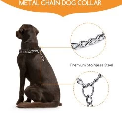 Nobleza Slipketting Hond - Sliphalsband - Trainingshalsband - Hondenketting - Maat L -Pet Care Verkoop 1200x1151 3