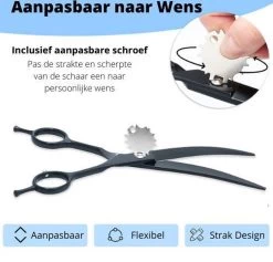 Petsify - Professionele 8-delige Huisdier Knipset - Effileerschaar Hond - Kam Hond - Schaar Hond - Katten Kam - Hondenschaar - Trimschaar Voor Honden - Kapperset - Zwart -Pet Care Verkoop 1200x1152 2