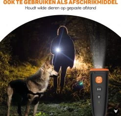 Vulpes Pets® Ultrasone Anti Blaf Apparaat – 3-in-1 Anti Blaf Apparaat Pro - Diervriendelijk & Zonder Schok - Alternatief Anti Blafband - Voor Kleine & Grote Honden - Audio - Flashlight - USB-Oplaadbaar -Pet Care Verkoop 1200x1153 10