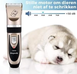 LifeGoods Hondentondeuse - Voor Katten En Honden - Complete Set - 5 Standen - Draadloos - Oplaadbaar - Goud/Zwart -Pet Care Verkoop 1200x1153 4