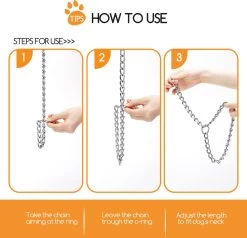 Nobleza Slipketting Hond - Sliphalsband - Trainingshalsband - Hondenketting - Maat L -Pet Care Verkoop 1200x1155 5