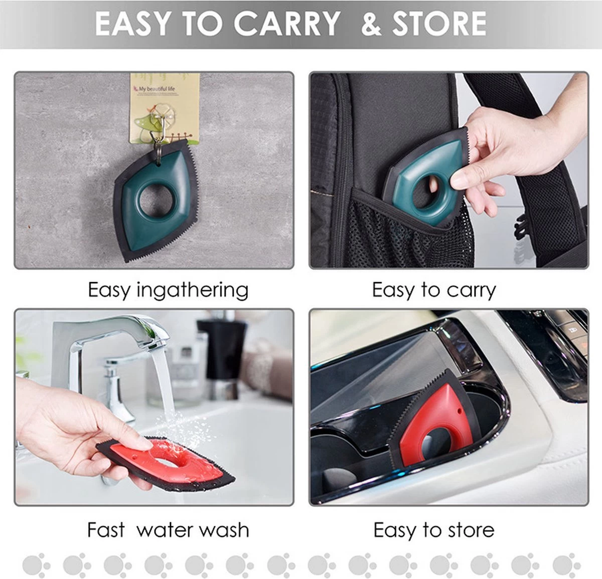 HairClean® Huisdierhaar Verwijderaar- Zwart - Haar Verwijderaar - Huisdieren - Hond En Kat - Pluizen Verwijderaar- 3 HairClean® Huisdierhaar Verwijderaar- Zwart - Haar Verwijderaar - Huisdieren - Hond En Kat - Pluizen Verwijderaar- - Afbeelding 3