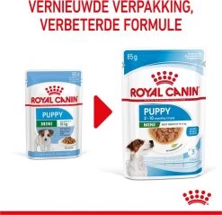 Royal Canin Shn Mini Puppy Pouch - Hondennatvoer - 12 X 85 G -Pet Care Verkoop 1200x1159 25