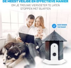 Vulpes Pets® Anti Blaf Apparaat Pro - Anti Blafband Voor Alle Honden - Luxe Hondentrainer - Diervriendelijk & Zonder Schok - Inclusief 9V Batterij - Waterbestendig - Ophangbaar - Instelbare Ultrasone Niveauregeling - 4 Standen -Pet Care Verkoop 1200x1160 1