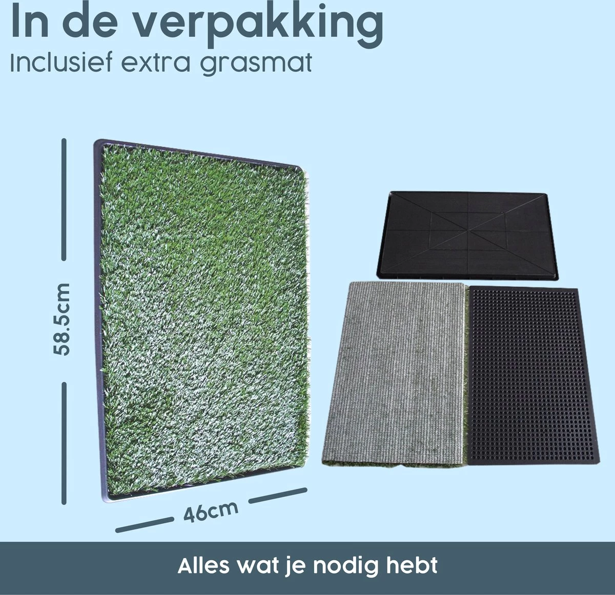 Merkloos Gtrise Hondentoilet Met 2 Matten - Out/Indoor - Zindelijkheidstraining Ebook - Dieren Wc 3 Merkloos Gtrise Hondentoilet Met 2 Matten - Out/Indoor - Zindelijkheidstraining Ebook - Dieren Wc - Afbeelding 3