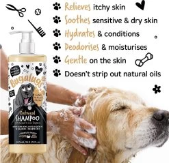 Bugalugs - Hondenshampoo Oatmeal - Met Kokos En Limoen Geur - Alle Vachttypes - Fles Met Pompje - Vegan - 500 Ml -Pet Care Verkoop 1200x1163 2