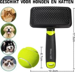 Mister Mill 2 Zijdige Ondervacht Kam Plus Slicker Borstel - Honden/Katten Kam - Voordeel Set -Pet Care Verkoop 1200x1163 7