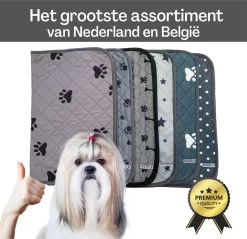 XXL Puppy Training Pad - Plasmat - Zwart - 104 X 104 Cm - Hondentoilet - Herbruikbaar - Wasbaar -Pet Care Verkoop 1200x1163 8