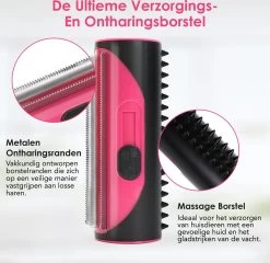 Frenkies HuisdierPlezier Hondenborstel - Borstels - Hondenborstel - Hondenkam - Roze -Pet Care Verkoop 1200x1167 5