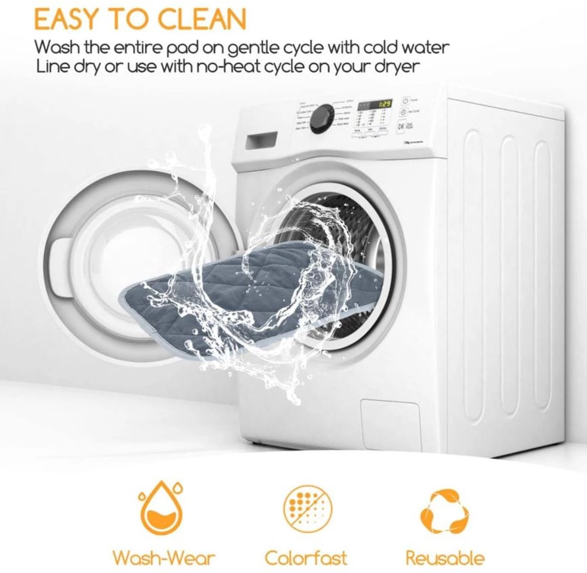 Nobleza Vetbed - Warmtemat - L - Voor Honden En Katten - 70x48cm 3 Nobleza Vetbed - Warmtemat - L - Voor Honden En Katten - 70x48cm - Afbeelding 3