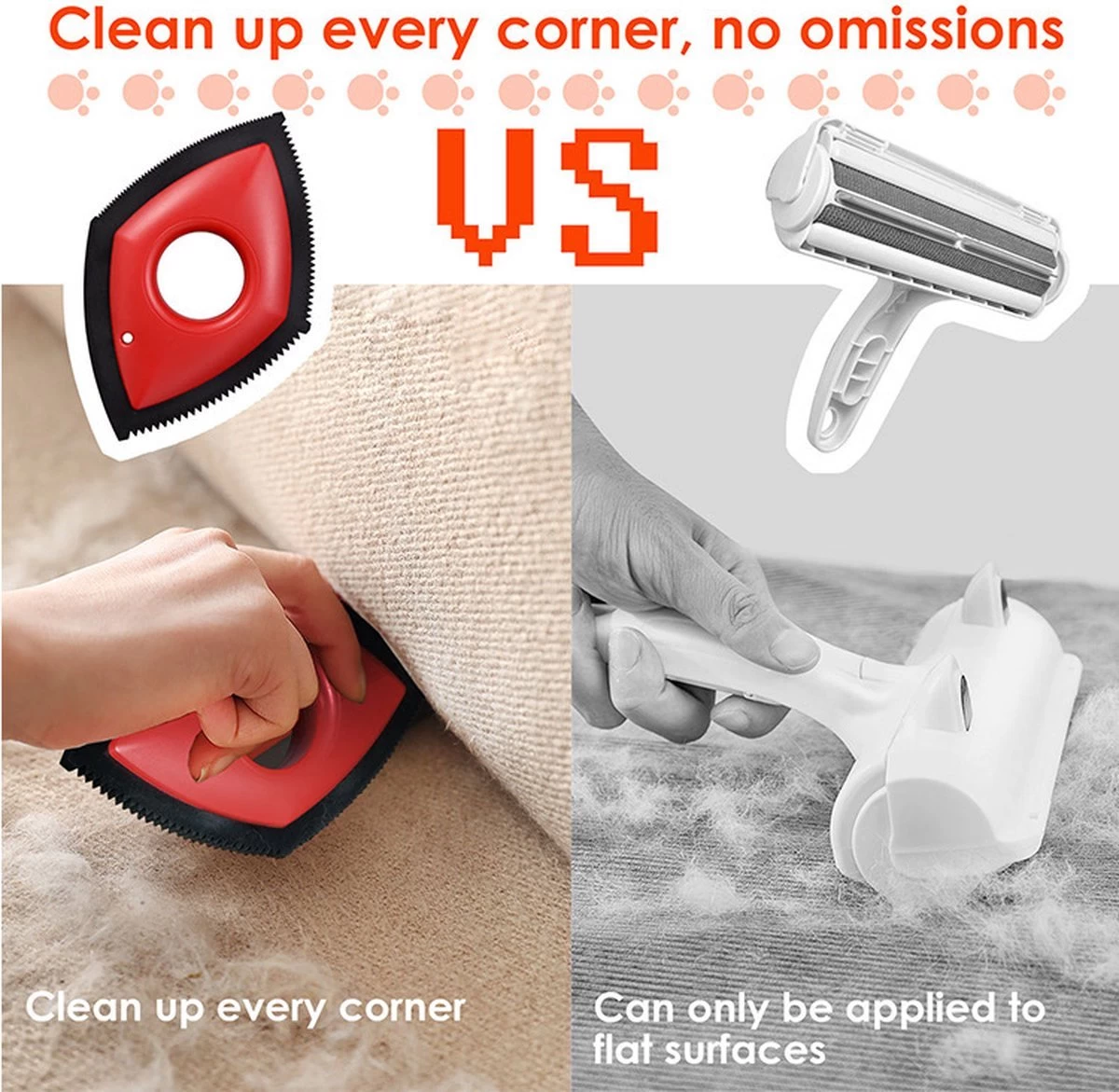 HairClean® Huisdierhaar Verwijderaar- Zwart - Haar Verwijderaar - Huisdieren - Hond En Kat - Pluizen Verwijderaar- 2 HairClean® Huisdierhaar Verwijderaar- Zwart - Haar Verwijderaar - Huisdieren - Hond En Kat - Pluizen Verwijderaar- - Afbeelding 2