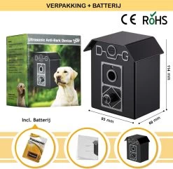 Merkloos Barky® Anti Blaf Apparaat Honden Ultrasoon Hondentrainer Incl Batterij - Anti Blafband Alternatief Veilig & Diervriendelijk - Dog Anti Bark Control -Pet Care Verkoop 1200x1172 2