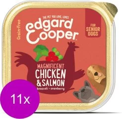 11x Edgard & Cooper Kuipje Vers Vlees Senior Hondenvoer Kip - Zalm 150 Gr -Pet Care Verkoop 1200x1174 6