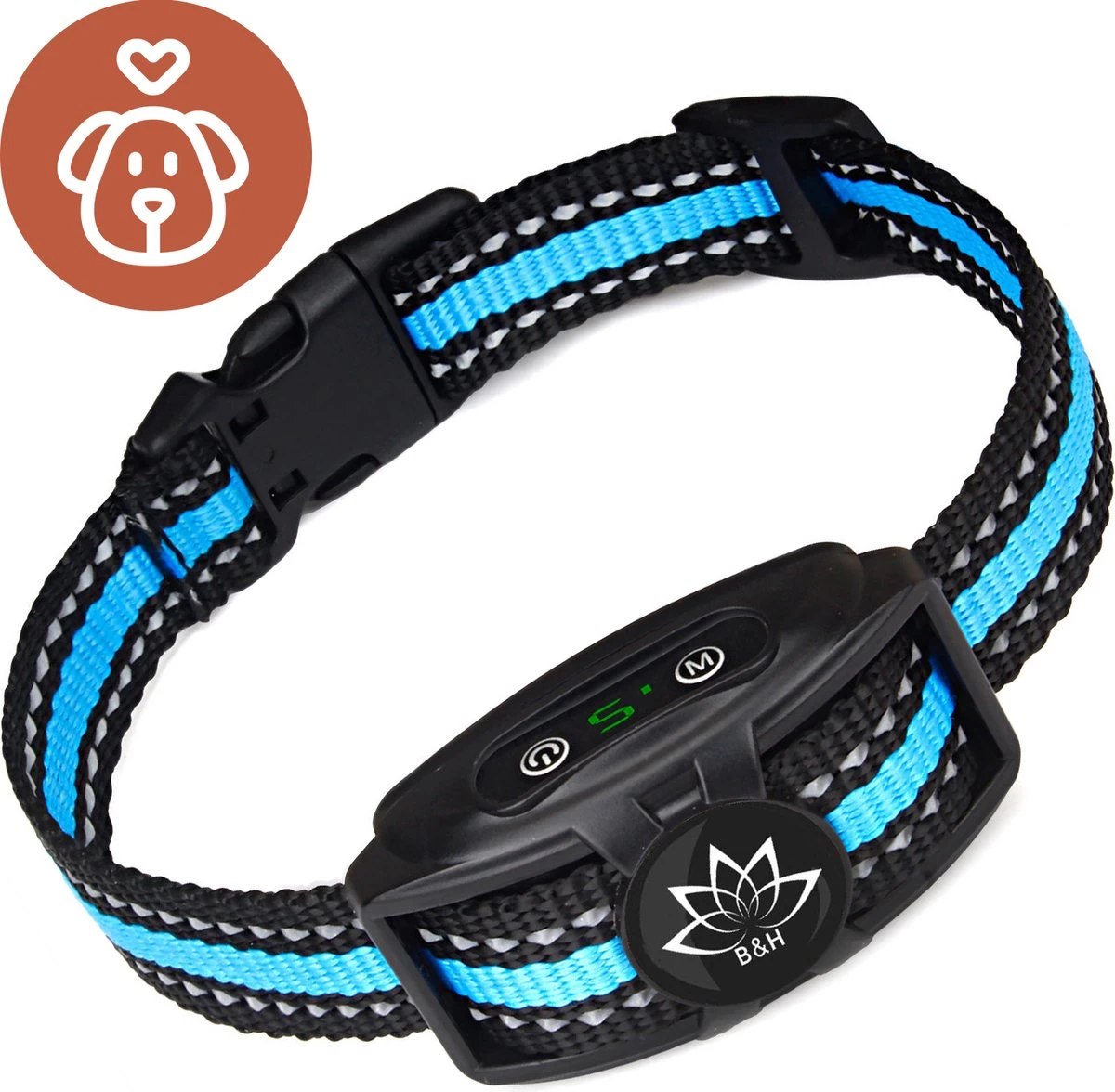 Premium Anti Blafband Apparaat Om Je Hond Snel En Effectief Te Laten Stoppen Met Blaffen - Diervriendelijke Opvoedingshalsband Zonder Schok - Trainingshalsband Voor Grote En Kleine Honden - Anti Blaf Apparaat - Correctie Halsband 1 Premium Anti Blafband Apparaat Om Je Hond Snel En Effectief Te Laten Stoppen Met Blaffen - Diervriendelijke Opvoedingshalsband Zonder Schok - Trainingshalsband Voor Grote En Kleine Honden - Anti Blaf Apparaat - Correctie Halsband