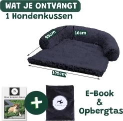 Premium Hondendeken Bank - Hondenkussens - Hondenmand Bank - Hondendeken Voor Op De Bank - Bankbeschermer - Donkergrijs -Pet Care Verkoop 1200x1177 4