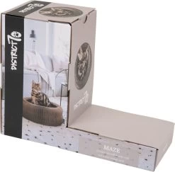 District 70 MAZE 3-in-1 Opvouwbare Kartonnen Kattenmand - Inclusief Catnip Balletje - Voor Slapen, Spelen En Krabben! -Pet Care Verkoop 1200x1180 5