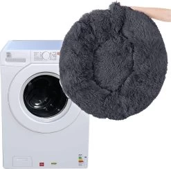 Springos Hondenmand | Superzacht En Luxe | Wasbaar | Donut | Fluffy | Hondenkussen | 50cm | Grijs 7 Springos Hondenmand | Superzacht En Luxe | Wasbaar | Donut | Fluffy | Hondenkussen | 50cm | Grijs -Pet Care Verkoop 1200x1184 11