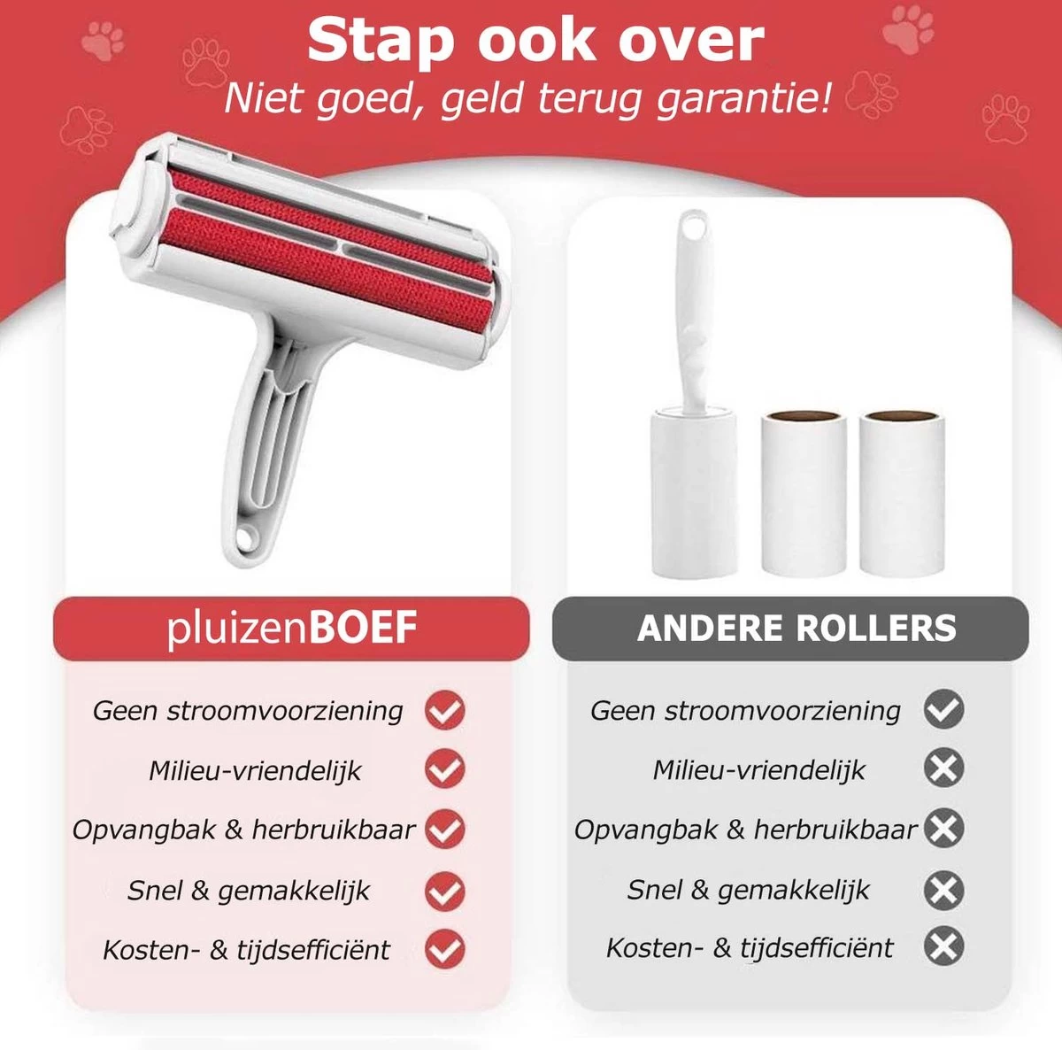 PluizenBOEF® Huisdierhaar Verwijderaar - Haarverwijderaar Voor Huisdieren - Hondenhaar - Kattenhaar - Pluizenborstel 7 PluizenBOEF® Huisdierhaar Verwijderaar - Haarverwijderaar Voor Huisdieren - Hondenhaar - Kattenhaar - Pluizenborstel - Afbeelding 7