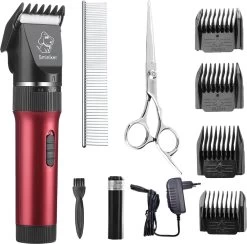 Merkloos Hondentondeuse, Hundeschermaschine / Dog Clippers - Dierenhaartrimmer, Hondentondeuse Kit Hond Verzorging -Pet Care Verkoop 1200x1186 5