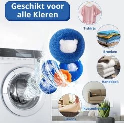 Merkloos Wasdrogerbollen - Haarverwijderaar Huisdieren - Haarvanger Wasmachine - Wasbollen - Drogerbollen - 4 Keer -Pet Care Verkoop 1200x1187 1