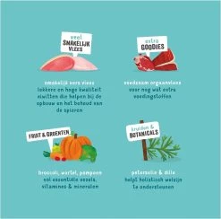 Merkloos Edgard & Cooper Hondenvoer Multipack Kip - Wild - Lam 6 X 100 Gr -Pet Care Verkoop 1200x1187 11