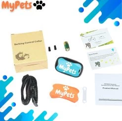 MyPets™ Anti-blafband - Anti Blaf Apparaat - Voor Kleine Honden En Grote Honden - Diervriendelijk - Opvoedingshalsband - Trainingshalsband - 2022/2023 Versie - Inclusief Batterijen -Pet Care Verkoop 1200x1189 5