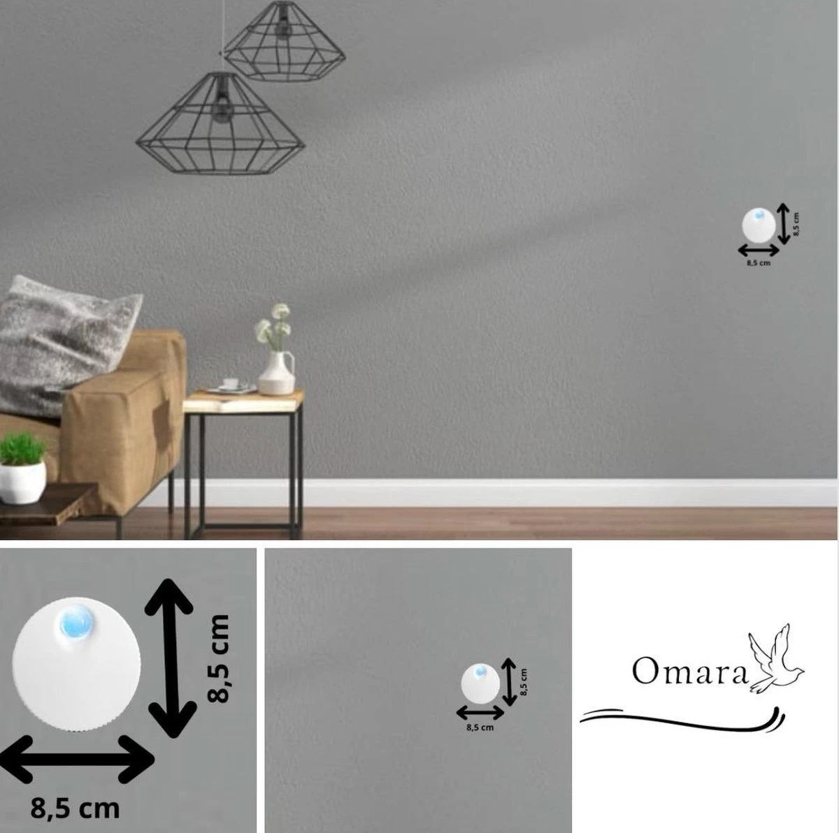 Omara Geurverdrijver – Kattenbak Geurverdrijver – 2023 Model- Oplaadbaar – 100% Krasvrij- Geurverwijderaar- Slimme Sensor 5 Omara Geurverdrijver – Kattenbak Geurverdrijver – 2023 Model- Oplaadbaar – 100% Krasvrij- Geurverwijderaar- Slimme Sensor - Afbeelding 5