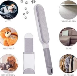 Pet Lovers - Huisdierhaar Verwijderaar - Dierenhaar Verwijderaar - Pluizenborstel - Kledingborstel - Haarverwijderaar - Ontpluizer - Honden En Kattenhaar Verwijderaar - + GRATIS Draagbare Haarverwijderaar -Pet Care Verkoop 1200x1193 2