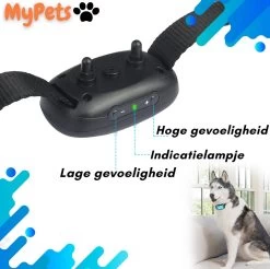 MyPets™ Anti-blafband - Anti Blaf Apparaat - Voor Kleine Honden En Grote Honden - Diervriendelijk - Opvoedingshalsband - Trainingshalsband - 2022/2023 Versie - Inclusief Batterijen -Pet Care Verkoop 1200x1193 9