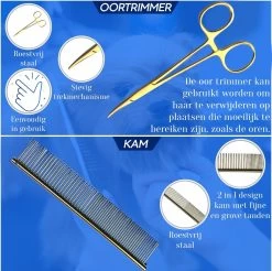 Scharenset Hond - 8-Delige Scharenset - Hondenschaar - Trimset - Trimschaar Voor Honden - Huisdier Knipset - Effileerschaar Hond - Goud -Pet Care Verkoop 1200x1196 3