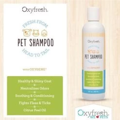 Oxyfresh Pets Hondenshampoo & Kattenshampoo - 237ml - Diervriendelijke Shampoo Voor Honden En Katten Zonder Irriterende Bestanddelen -Pet Care Verkoop 1200x1197 1