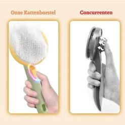 Merkloos Kattenborstel - Hondenborstel - Kattenkam - Pompoen Borstel - Kattenhaar - Haarverwijderaar Voor Huisdieren - Huisdierhaar Verwijderaar -Pet Care Verkoop 1200x1198 4