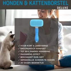 Professionele Kattenborstel/Hondenborstel + BONUS - Bovenvacht | Ondervacht - Langharige | Kortharige - Haarverwijderaar Voor Huisdieren - Kattenkam - Hondenkam -Pet Care Verkoop 1200x1198 5