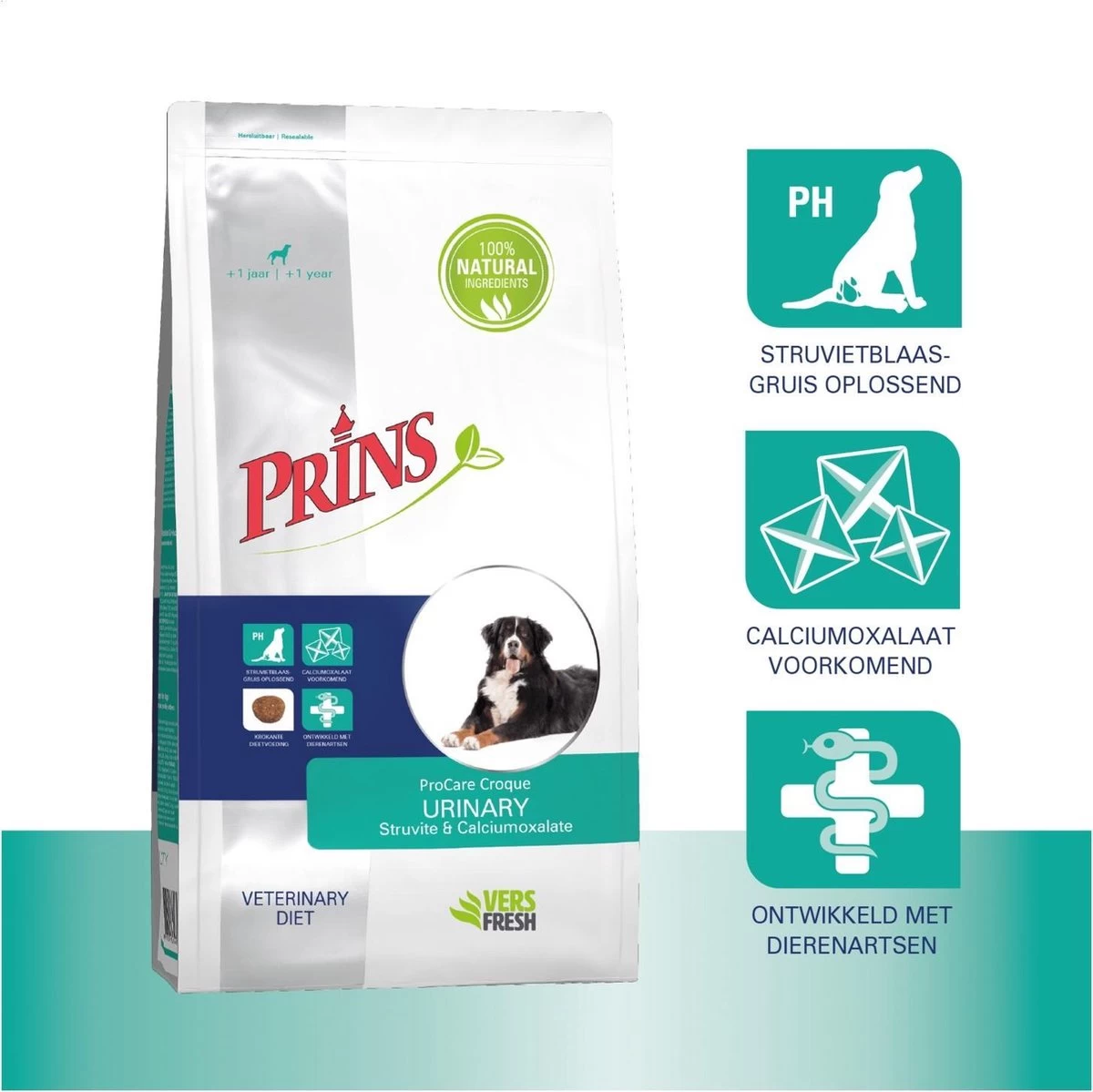 Prins Procare Croque Diet Urinary Rund&Varken - Hondenvoer - 10 Kg 2 Prins Procare Croque Diet Urinary Rund&Varken - Hondenvoer - 10 Kg - Afbeelding 2