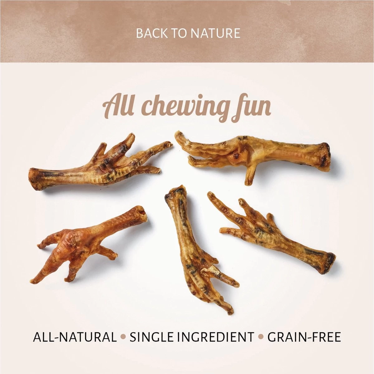 Antos Kippenpoten Gedroogd Kip 1 Kg 6 Antos Kippenpoten Gedroogd Kip 1 Kg - Afbeelding 6