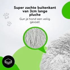 Doxie® Hondenmand – Kattenmand – ⌀ 100 Cm – Met Afneembare Hoesje – Lichtgrijs -Pet Care Verkoop 1200x1200 1038