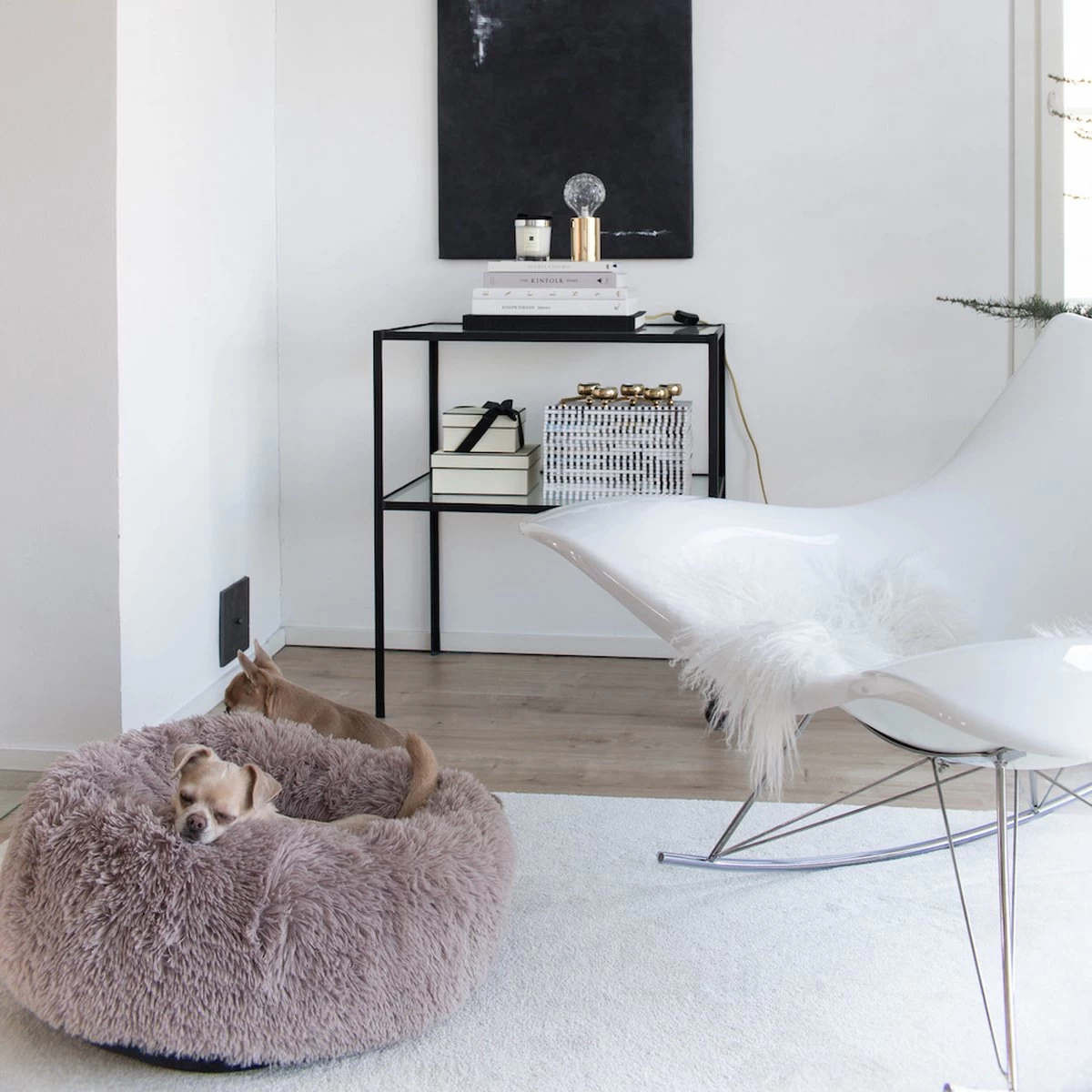 District 70 FUZZ - Hondenmand Comfortabel En Zacht Pluche - Zand, Oudroze, Donkergrijs En Lichtgrijs In S/M/L/XL - Maat: Large, Kleur: Zand 6 District 70 FUZZ - Hondenmand Comfortabel En Zacht Pluche - Zand, Oudroze, Donkergrijs En Lichtgrijs In S/M/L/XL - Maat: Large, Kleur: Zand - Afbeelding 6