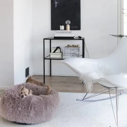 District 70 FUZZ - Hondenmand Comfortabel En Zacht Pluche - Zand, Oudroze, Donkergrijs En Lichtgrijs In S/M/L/XL - Maat: Medium, Kleur: Zand -Pet Care Verkoop 1200x1200 1185