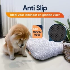Happysnoots Hondenkussen 70 X 50cm - Hondenbed - Donut Dog Bed - Fluffy - Grijs - Wasbaar -Pet Care Verkoop 1200x1200 1197