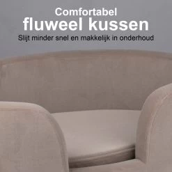 Maxxpro Pet Bed - Huisdieren Tot 80KG - Zacht Fluwelen Kussen - Verhoogd Katten- En Hondenbed - Grijs - 60,5 X 40,5 X 23,5 Cm -Pet Care Verkoop 1200x1200 1232