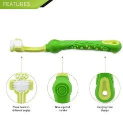 Merkloos Tandenborstel - Voor Huisdieren - Honden - 3 Zijdig - Multi-Hoek - Schoonmaken - Tanden - Slechte Adem - Tandsteen - Tandenborstel - Gezondheid - Blauw -Pet Care Verkoop 1200x1200 1297