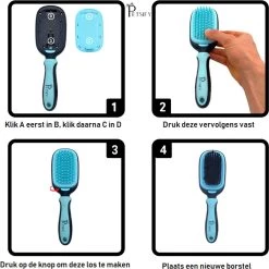 Petsify - Dierenborstel - Professionele 5 In 1 Hondenborstel - Voor Hond En Kat - Tweezijdig - Hondenkam - Kattenborstel - Kattenkam -Pet Care Verkoop 1200x1200 140