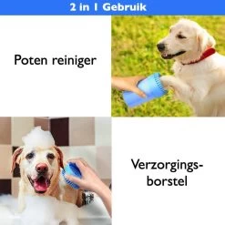 Merkloos 2 In 1 Hondenpoten Reiniger - Hondenborstel - Borstel Hond / Kat - Hondenpoot Reiniger - Huisdier Poot Wassen - Borstel - Hondenverzorging - Verzorging Hond - Honden Wassen - Schoonmaak Borstel - Kattenborstel -Pet Care Verkoop 1200x1200 154