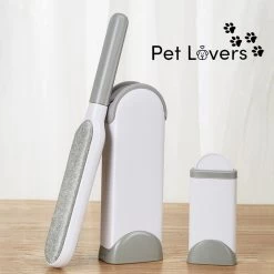 Pet Lovers - Huisdierhaar Verwijderaar - Dierenhaar Verwijderaar - Pluizenborstel - Kledingborstel - Haarverwijderaar - Ontpluizer - Honden En Kattenhaar Verwijderaar - + GRATIS Draagbare Haarverwijderaar