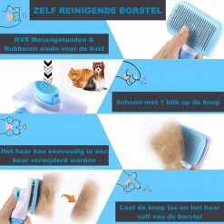 Professionele Kattenborstel/Hondenborstel + BONUS - Bovenvacht | Ondervacht - Langharige | Kortharige - Haarverwijderaar Voor Huisdieren - Kattenkam - Hondenkam -Pet Care Verkoop 1200x1200 217