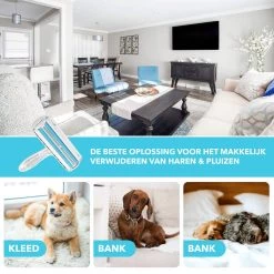 RX Goods Pluizen En Haren Verwijderaar Met Schoonmaakborstel - Kleding Borstel & Roller – Huisdier 10 RX Goods Pluizen En Haren Verwijderaar Met Schoonmaakborstel - Kleding Borstel & Roller – Huisdier -Pet Care Verkoop 1200x1200 226