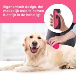 Frenkies HuisdierPlezier Hondenborstel - Borstels - Hondenborstel - Hondenkam - Roze -Pet Care Verkoop 1200x1200 238