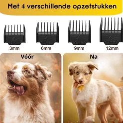 AVE Pets® Volledige Hondentondeuse Set Met Display - Draadloos Tondeuse - Scheerapparaat Voor Je Hond Of Kat - Huisdier Trimmer - Dierentondeuse - Dieren Verzorging -Pet Care Verkoop 1200x1200